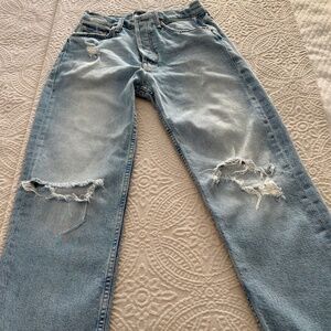 Mother Superior Women’s Tomcat Distressed Ankle Jeans - Size 26 NWOT